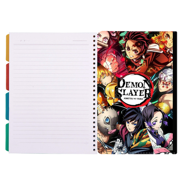 کلاسور طرح انیمه demon slayer کد 392 به همراه کاغذ کلاسور