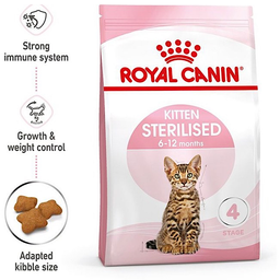 غذاى خشک گربه رويال كنين مدل كيتن استرلايز وزن 2كيلوگرم