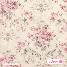 کاور لحاف آدنو مدل گلزار کد CH49 دونفره سایز 220x240 سانتی متر