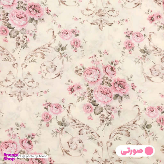 کاور لحاف آدنو مدل گلزار کد CH49 دونفره سایز 220x240 سانتی متر