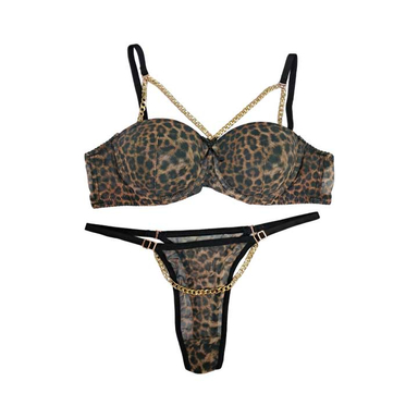 ست شورت و سوتین مکسوریا مدل پلنگی کارتیر کد 20