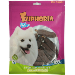 تشویقی سگ ایفوریا مدل سوسیس مرغ کد 220531 وزن 100 گرم