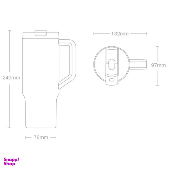 تراول ماگ شیائومی مدل Sippy Cup گنجایش 1 لیتر