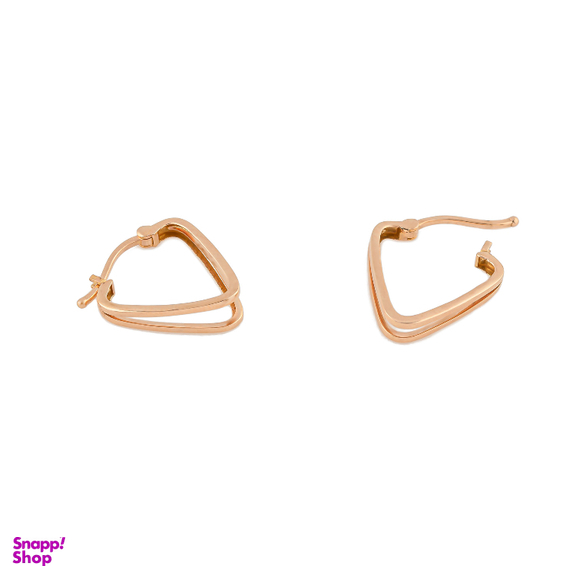 گوشواره طلا  18 عیار زنانه میلی گالری مدل هندسی کد MT1208