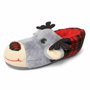 پاپوش زنانه طرح الیت رنگ طوسی قرمز