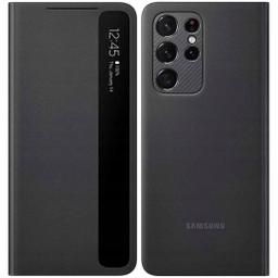 کیف کلاسوری سامسونگ مدل Clera View Cover مناسب موبایل سامسونگ Galaxy S21 Ultra