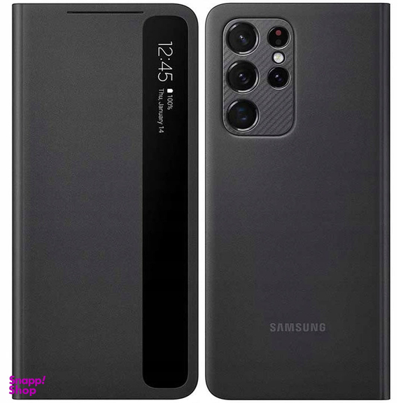 کیف کلاسوری سامسونگ مدل Clera View Cover مناسب موبایل سامسونگ Galaxy S21 Ultra