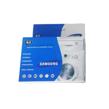 پودر جرم گیر ماشین لباسشویی و ظرفشویی مدل X5 وزن 200 گرم بسته 5 عددی