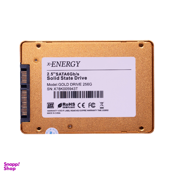 حافظه SSD اینترنال ایکس-انرژی مدل GOLD ظرفیت 256 گیگابایت