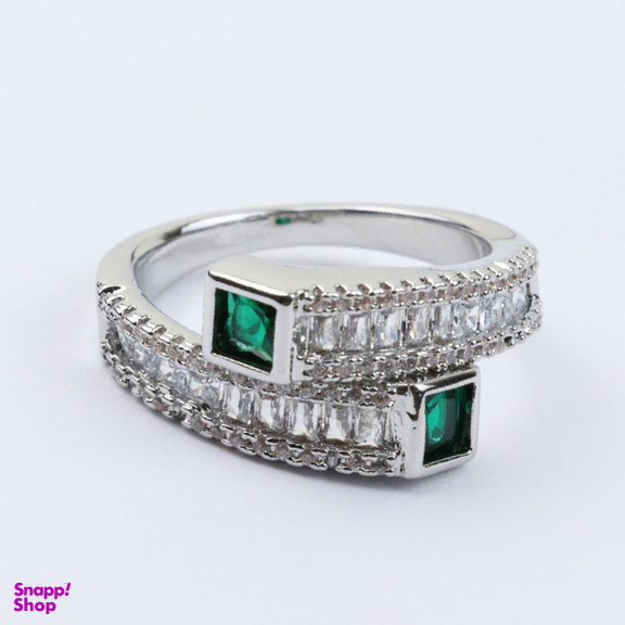 انگشتر دخترانه دولاین فول نگین کد 407044018