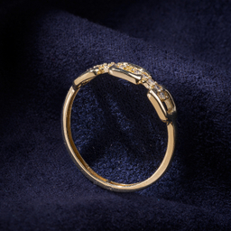 انگشتر طلا 18 عیار زنانه جواهری سون کد 3349