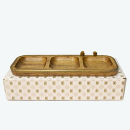 اردو خوری مستطیل 3 خانه گلد کیش مدل GK829420