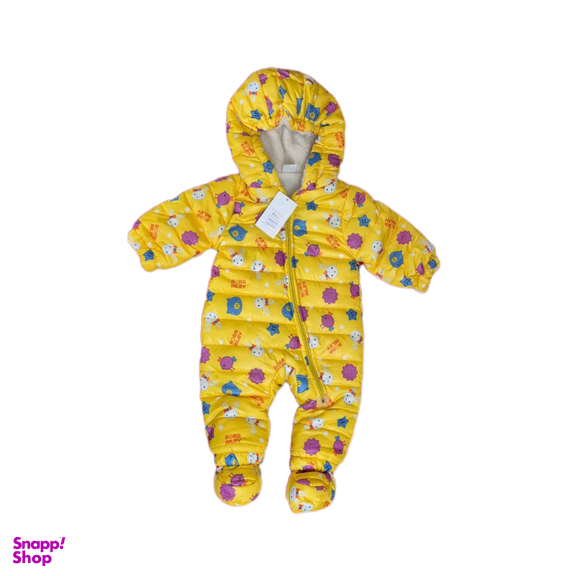 کاپشن سرهمی نوزاد کد 949 رنگ زرد