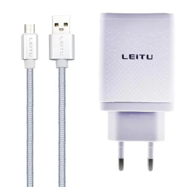 شارژر دیواری لیتو مدل LH-4 به همراه کابل MicroUSB