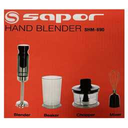 گوشتکوب برقی سه کاره استیل ساپر مدل SHB-690