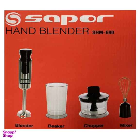 گوشتکوب برقی سه کاره استیل ساپر مدل SHB-690