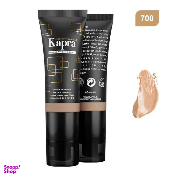 کرم پودر لایت ویت کاپرا شماره 700 حجم 30 میلی لیتر
