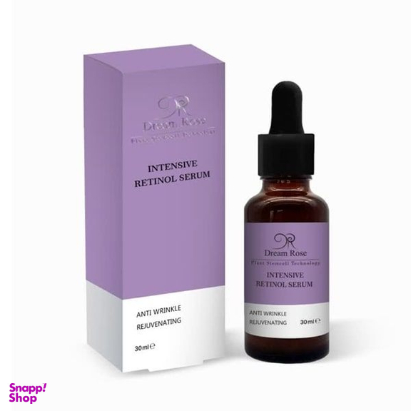سرم ضد چروک و جوانساز دریم رز مدل رتینول حجم 30 میلی لیتر