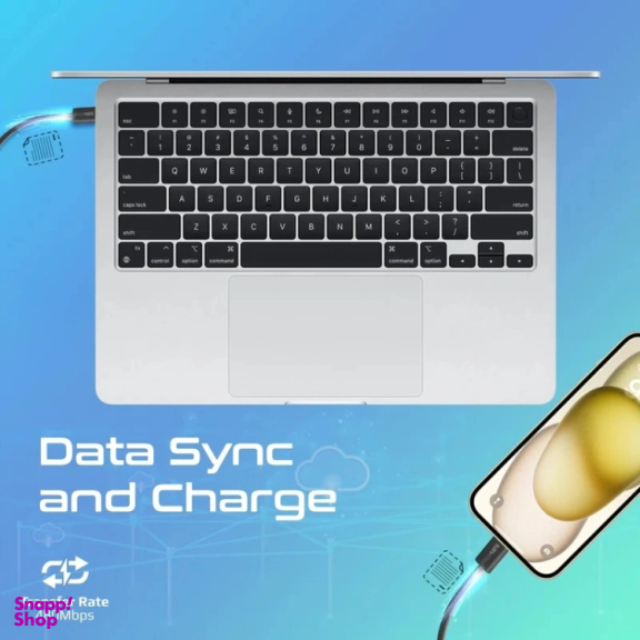 کابل شارژ سریع Type-C به Lightning پرومیت مدل ECOLINE-CI120 طول 1.2 متر