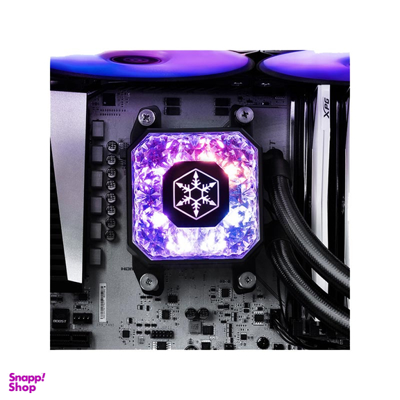 خنک کننده پردازنده مایع سیلوراستون مدل SST-IG240P-ARGB IceGem 240P