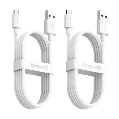 کابل USB به MicroUSB بیسوس مدل TZCAMZJ-02 طول 1.5 متر مجموعه 2 عددی