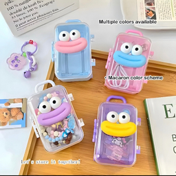 چمدان فانتزی اکسسوری طرح لبخند