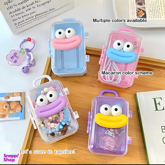 چمدان فانتزی اکسسوری طرح لبخند