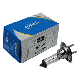 لامپ هالوژن آریکو مدل H7 12V 55W بسته 10 عددی