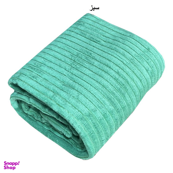 پتو مسافرتی شایسته مدل پلیسه کرکره ای سایز 160×205 سانتی متر