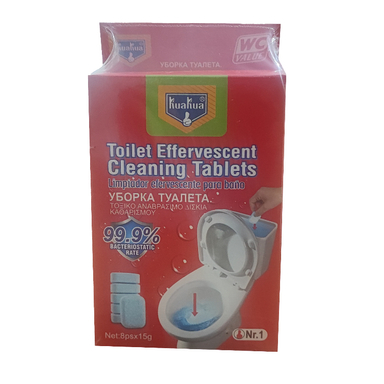 قرص جرمگیر توالت فرنگی کواکوا مدل TOILET Effervescent بسته 8 عددی