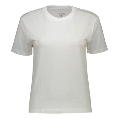 تیشرت آستین کوتاه زنانه ایزی دو مدل 410824100080001100178 رنگ سفید