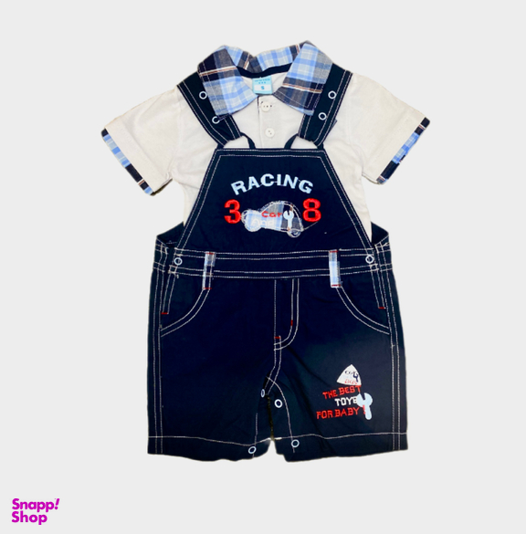 پیراهن و بیلر پسرانه طرح پنگوئن کد 02