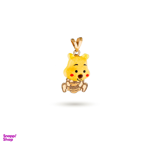 آویز گردنبند طلا 18 عیار زنانه میلی گالری مدل سواروسکی طرح خرس کد MT1750