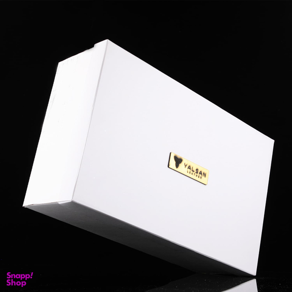 کفش زنانه یلسان چرم مدل ابیگل کد 638-GAN رنگ مشکی