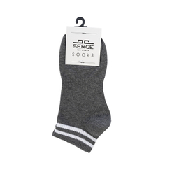 جوراب ساق کوتاه زنانه سرژه مدل 255161 رنگ طوسی