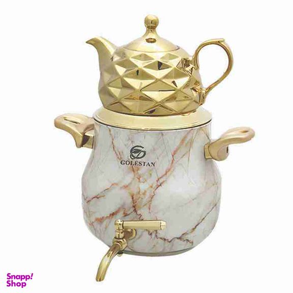 ست کتری و قوری گلستان طرح سنگ مدل K309-cp