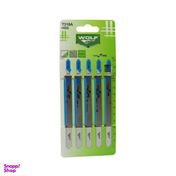 تیغه اره عمودبر ولف مدل YPB-METAL-T318A مجموعه 5 عددی