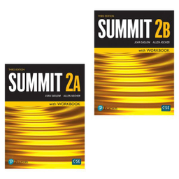 کتاب Summit 3rd 2 اثر Joan Saslow انتشارات Pearson مجموعه دو جلدی