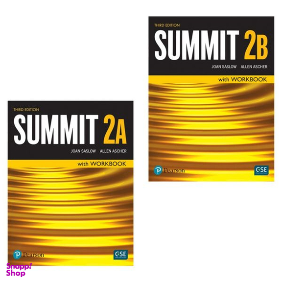 کتاب Summit 3rd 2 اثر Joan Saslow انتشارات Pearson مجموعه دو جلدی