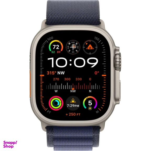 ساعت هوشمند اپل مدل 2024 Ultra 2 Natural Titanium Case Alpine Loop 49mm