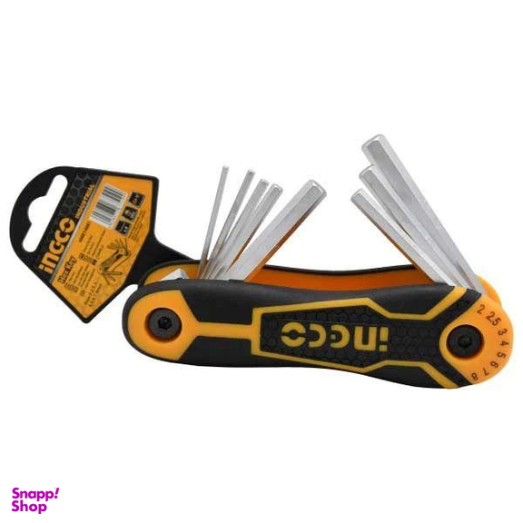 آچار آلن شش گوش اینکو کد HHK-14081 مجموعه 8 عددی