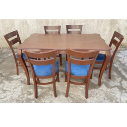 میز و صندلی ناهارخوری شش نفره گالری والریان مدل M-CH-1406