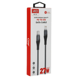کابل تبدیل USB Type-C به لایتنینگ آکو مدل AC-21 طول 1 متر