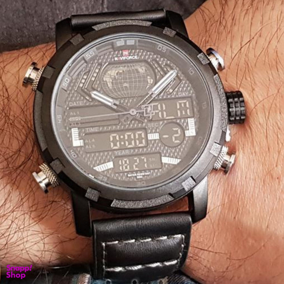 ساعت مچی عقربه ای مردانه نیوی فورس مدل 9160 BGYB