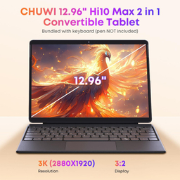 تبلت 12.96 اینچ چووی مدل Hi10 Max N150 با ظرفیت 512 گیگابایت و رم 12 گیگابایت، رزولوشن دوربین 8 مگاپیکسل، پشتیبانی از کیبورد و قلم