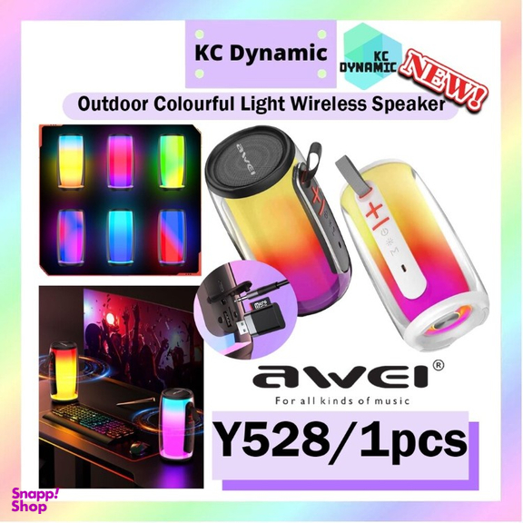 اسپیکر بلوتوثی کپسولی RGB آوی مدل Awei Y528
