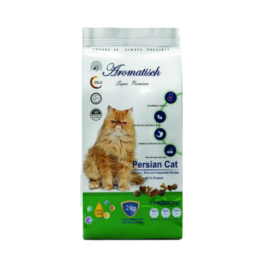 غذای خشک گربه آروماتیش مدل persian cat Chicken وزن 15 کیلوگرم