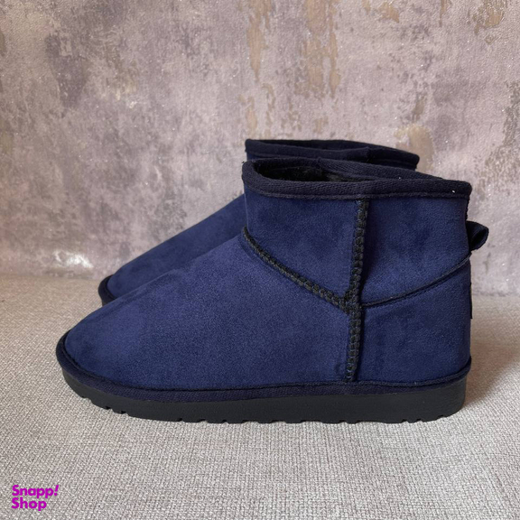 نیم بوت زنانه طرح آگ رنگ سرمه ای