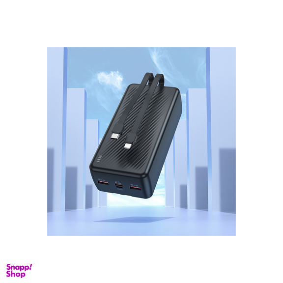 پاوربانک فست شارژ 22.5 وات بروفون مدل BJ57B ظرفیت 30000 میلی آمپر ساعت