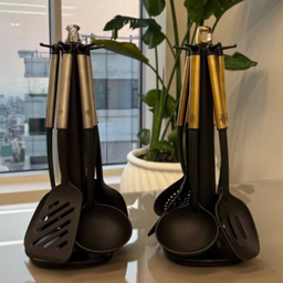 ست کفگیر و ملاقه 7 پارچه کی زد پی مدل رویال کد 001